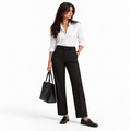 Pantalón de vestir Wide leg con cinturón