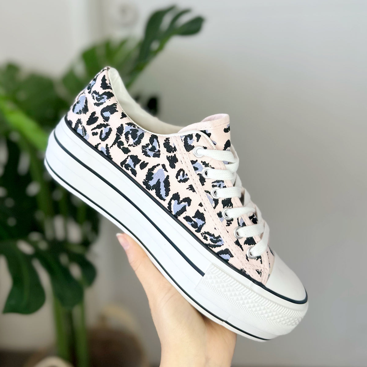 Zapatillas Urbanas Rosadas Animal Print
