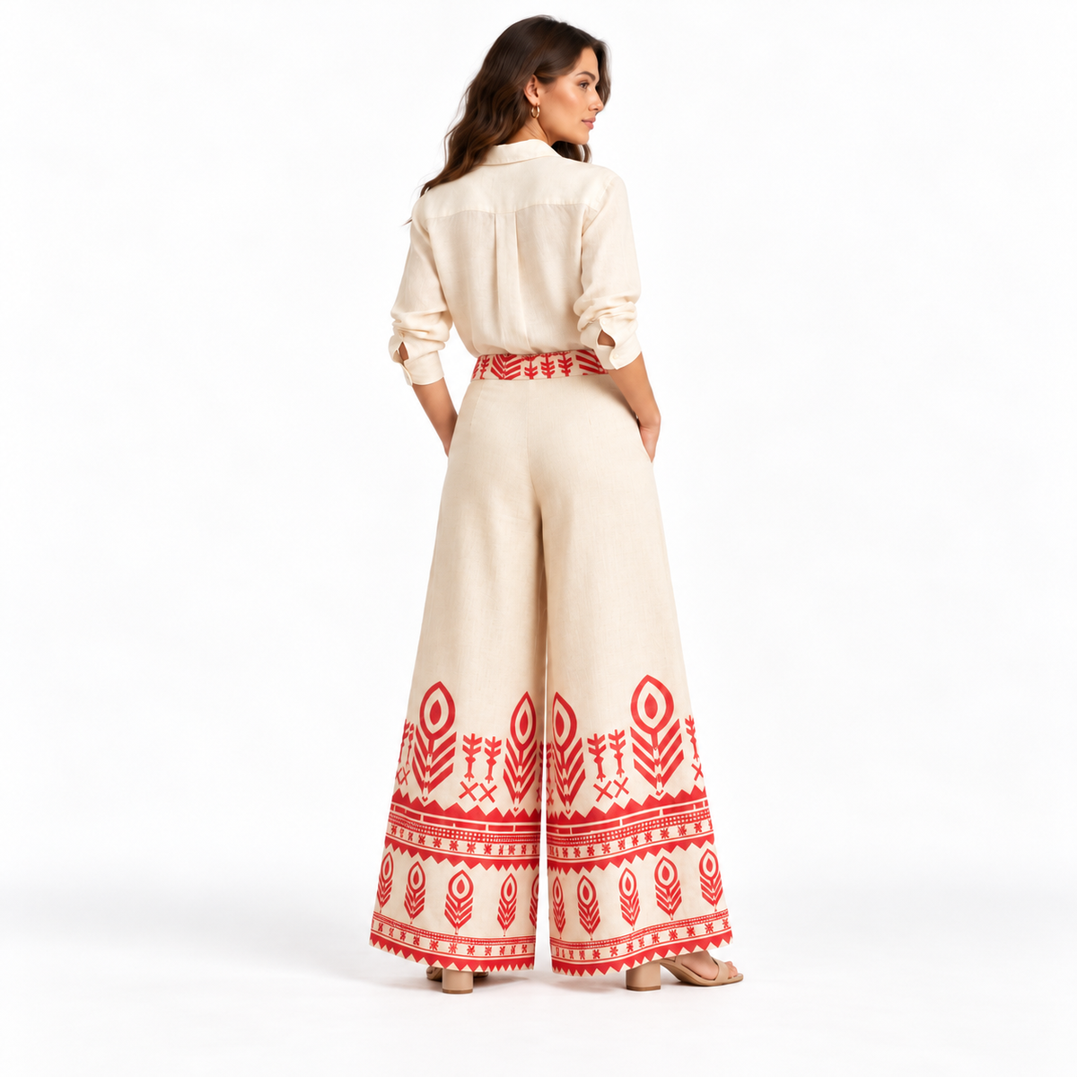 Pantalón de Lino Mujer