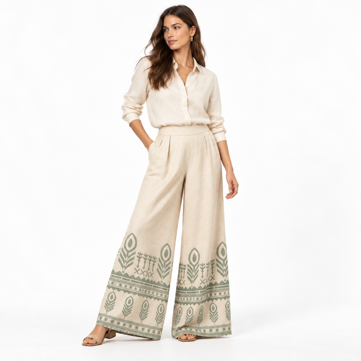 Pantalón de Lino Mujer