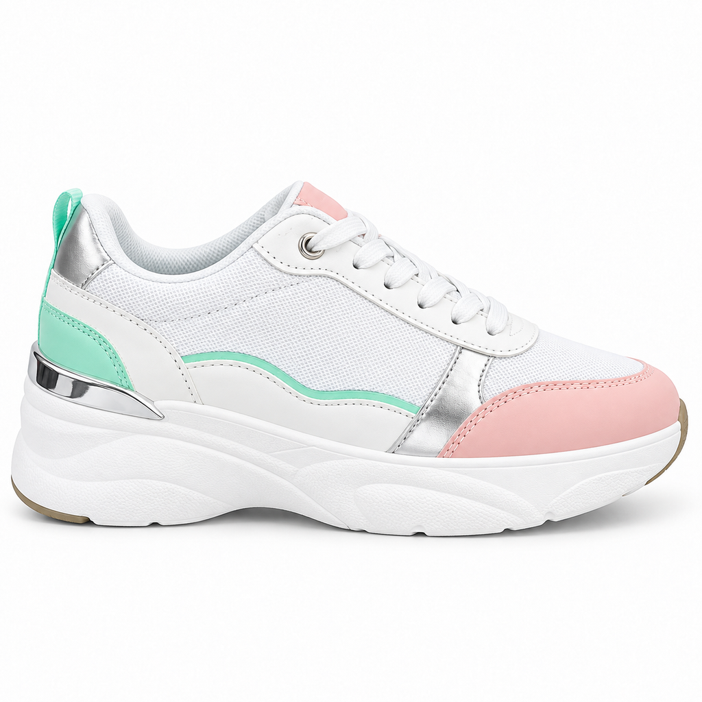 Zapatillas urbanas femeninas Glitter